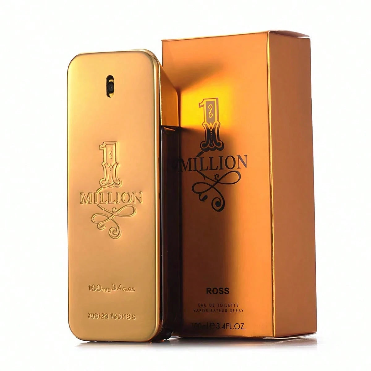 1 Million Classic Original Men's Perfume, Spicy Oriental Flavor, Noble Sweet Feeling, Leather Amber, 3.4oz100ml, Suitable For Parties, Work, Commuting And Other Venues, The Perfect Choice Of Gifts