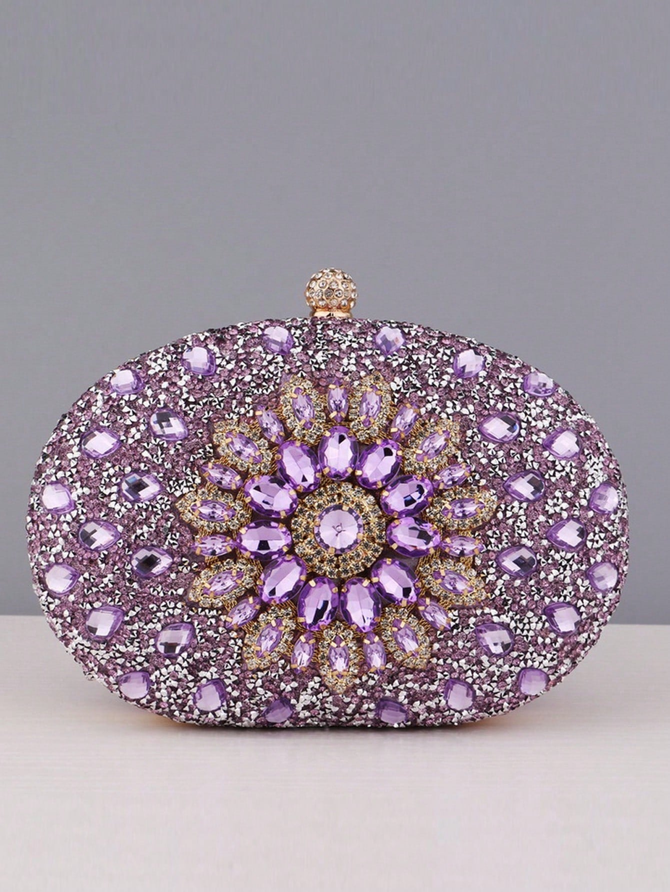 Unique Branded rhinestone Clutch for women