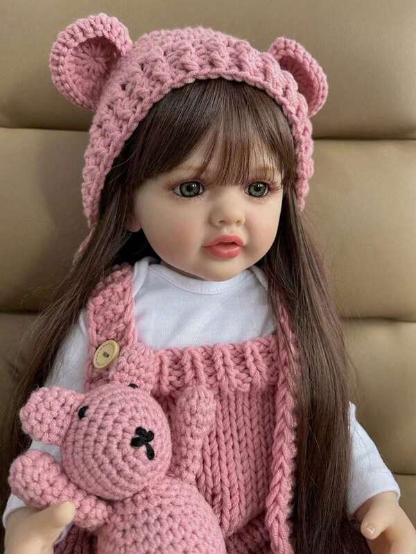 22inch Full Body Soft Vinyl Reborn Baby Doll 55cm Girl Gifts For Girls