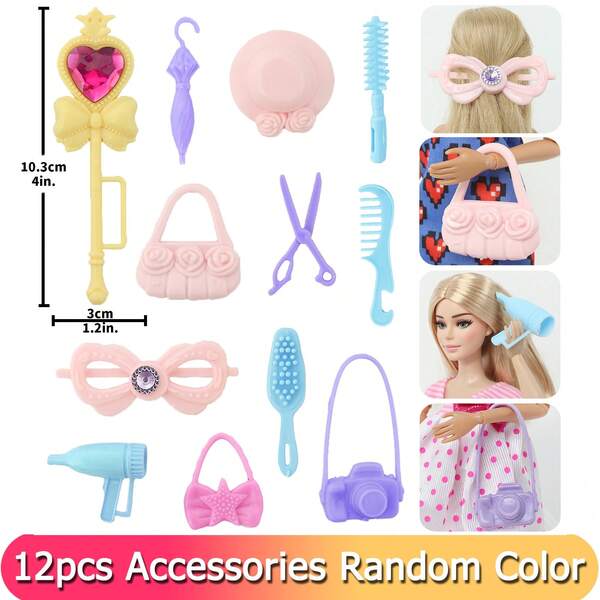 50pcs Doll Clothes & Accessories Set