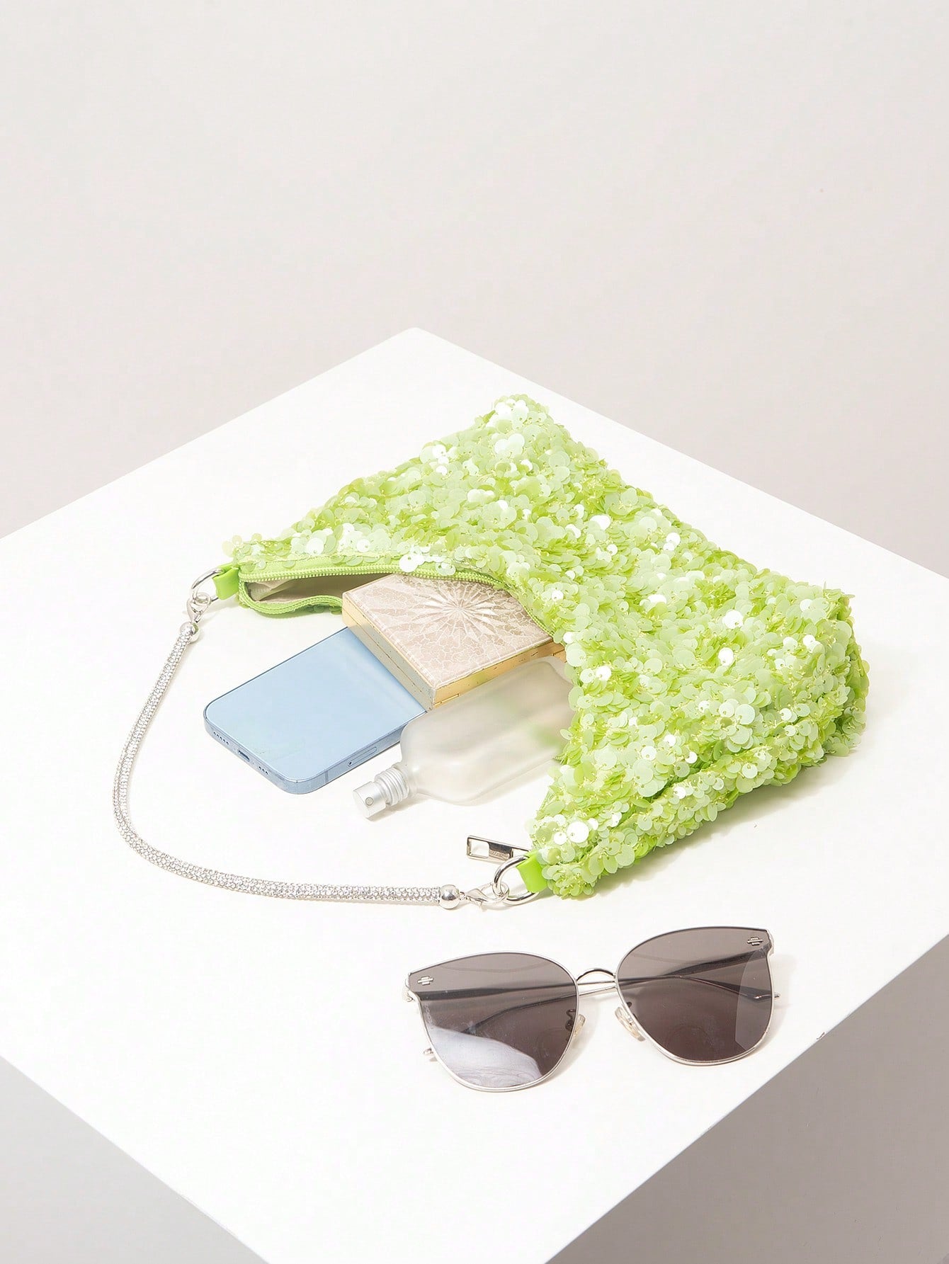 Sequin Shoulder Bag, Elegant Handbags For Women