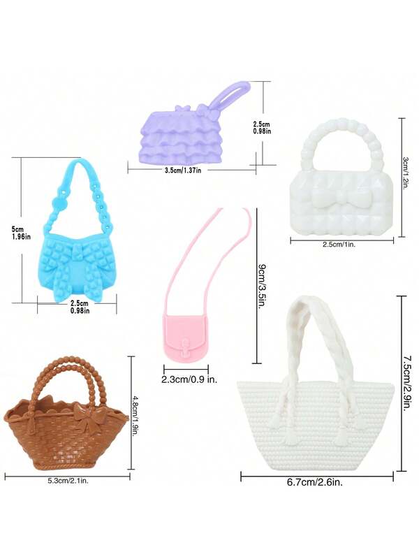 50pcs Doll Clothes & Accessories Set