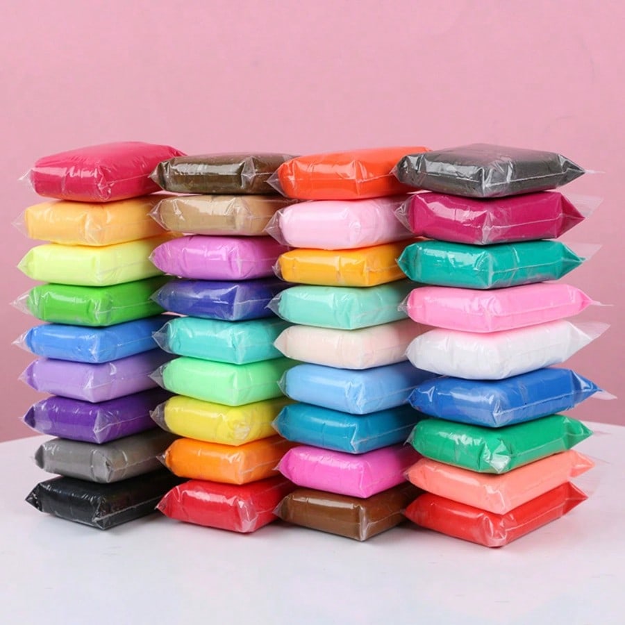 48 Colors Air Dry Clay Modeling Kit With 3 Sculpting Tools, DIY Magic Toy