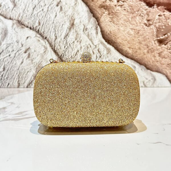 Fashionable Rhinestone Handbag, Women's Elegant Sparkling clutch