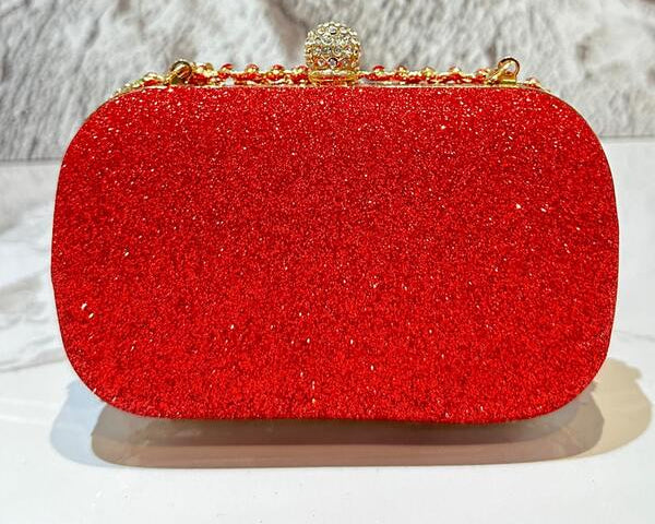 Fashionable Rhinestone Handbag, Women's Elegant Sparkling clutch
