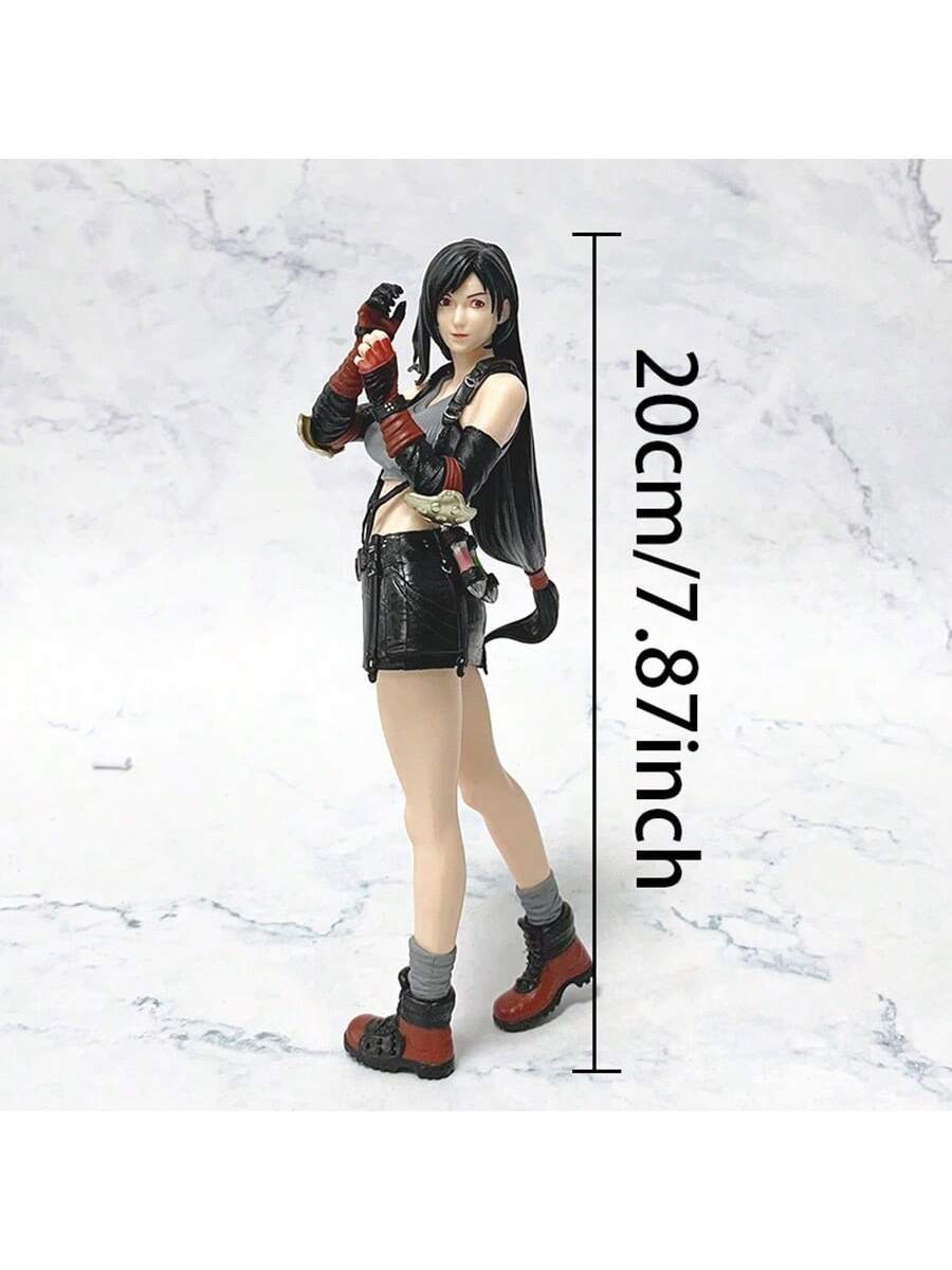 20cm/7.87inch VII Rebirth Anime Figurey Tifa Lockhart Action Figure PVC