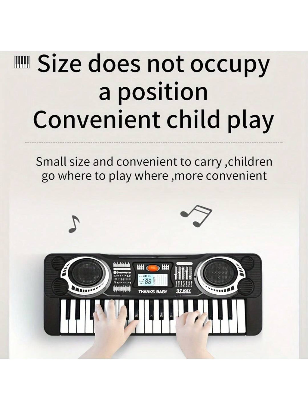 37-Key Multi-Functional Electronic Keyboard, A Children's Toy, Birthday Gift