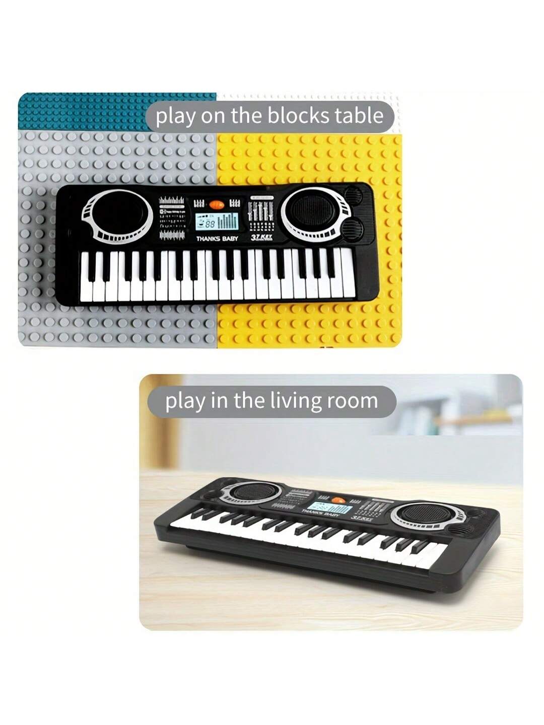 37-Key Multi-Functional Electronic Keyboard, A Children's Toy, Birthday Gift