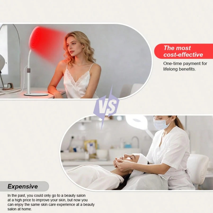 Red Light Therapy Lamp for Face 54W 660nm & 850nm Infrared Light