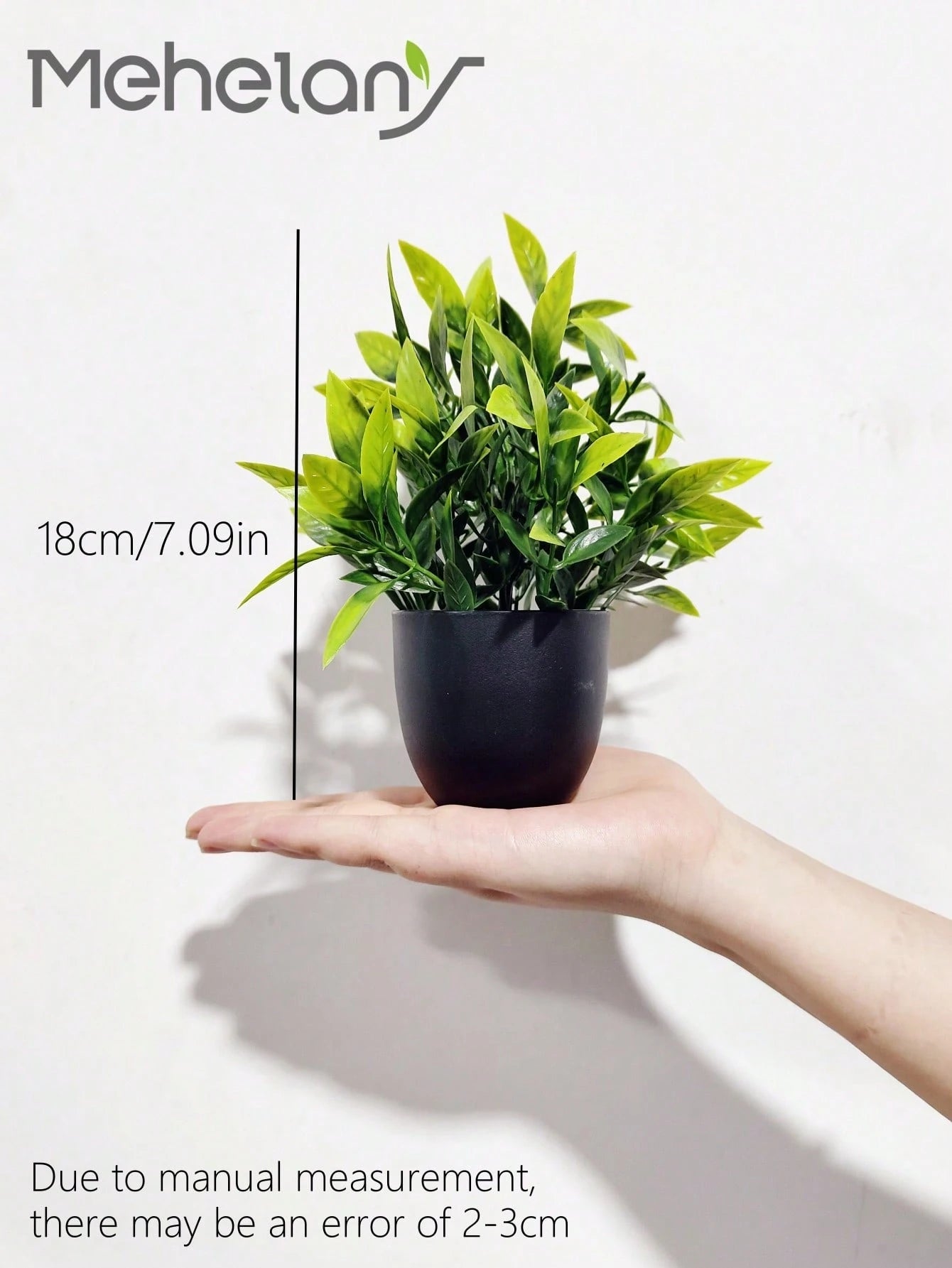 4 pc Artificial Plants, Green Artificial Potted Plants, Artificial Flower Pots, Plastic Artificial Flower Pots