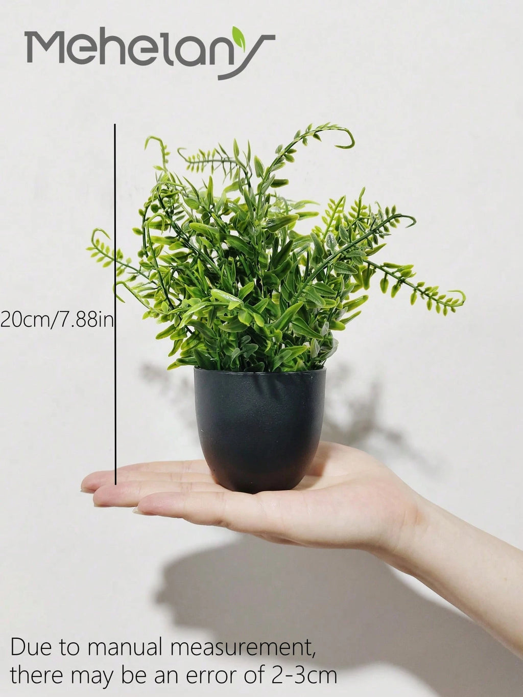 4 pc Artificial Plants, Green Artificial Potted Plants, Artificial Flower Pots, Plastic Artificial Flower Pots