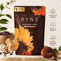 Organic Mushroom Coffee By RYNE 30 Servings 6 Powerful Mushroom Complex Clean Energy
