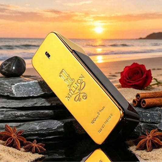 1 Million Classic Original Men's Perfume, Spicy Oriental Flavor, Noble Sweet Feeling, Leather Amber, 3.4oz100ml, Suitable For Parties, Work, Commuting And Other Venues, The Perfect Choice Of Gifts