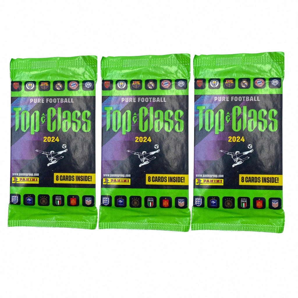 Panini 2026 TOP CLASS Classic Retail Single Pack PUREFOOTBALL, 8 Cards Per Pack, Must-Have Large Capacity Card Pack For Football Fans, Featuring Many Star Players With Detailed, Beautifully Designed Cards, Great As Halloween,