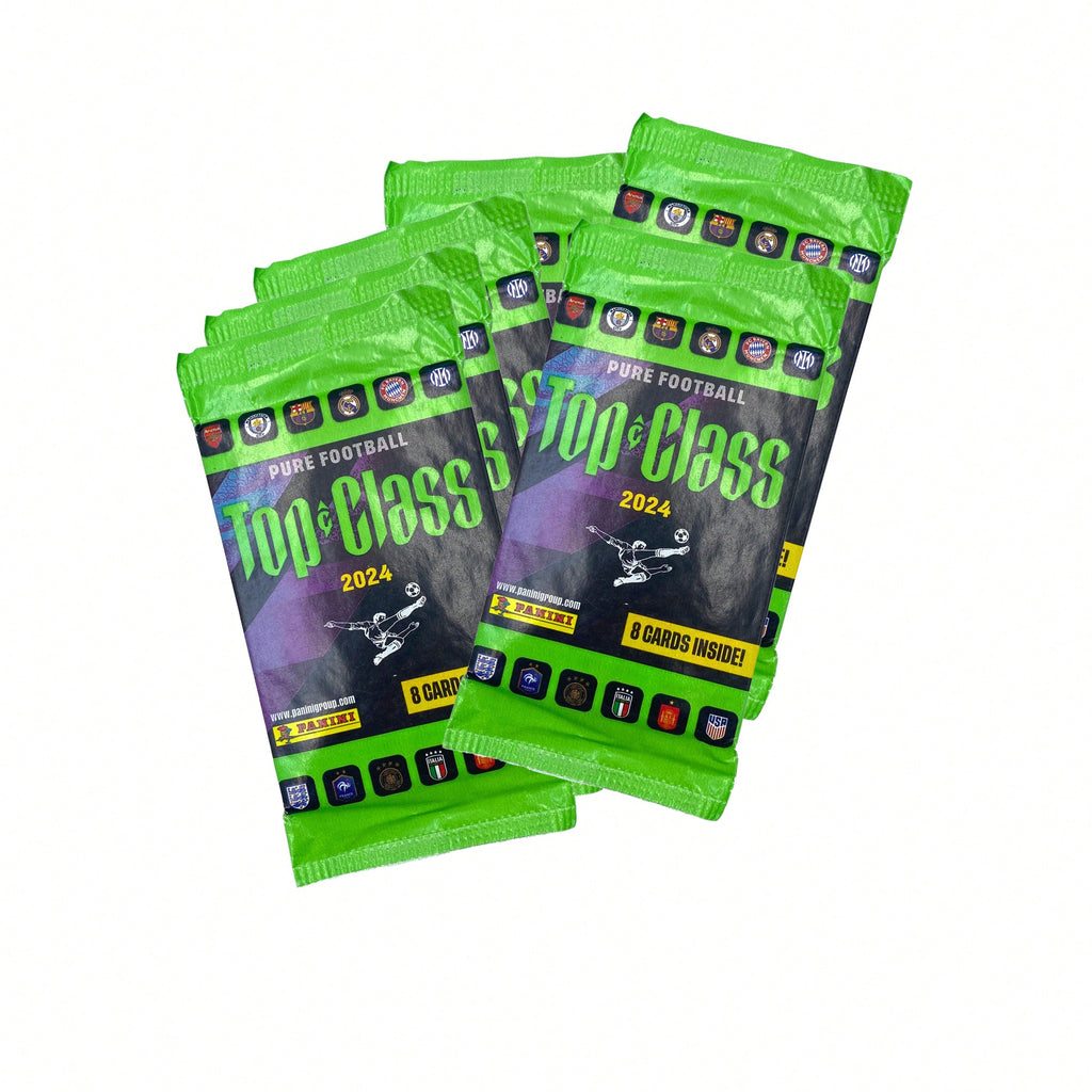 Panini 2026 TOP CLASS Classic Retail Single Pack PUREFOOTBALL, 8 Cards Per Pack, Must-Have Large Capacity Card Pack For Football Fans, Featuring Many Star Players With Detailed, Beautifully Designed Cards, Great As Halloween,