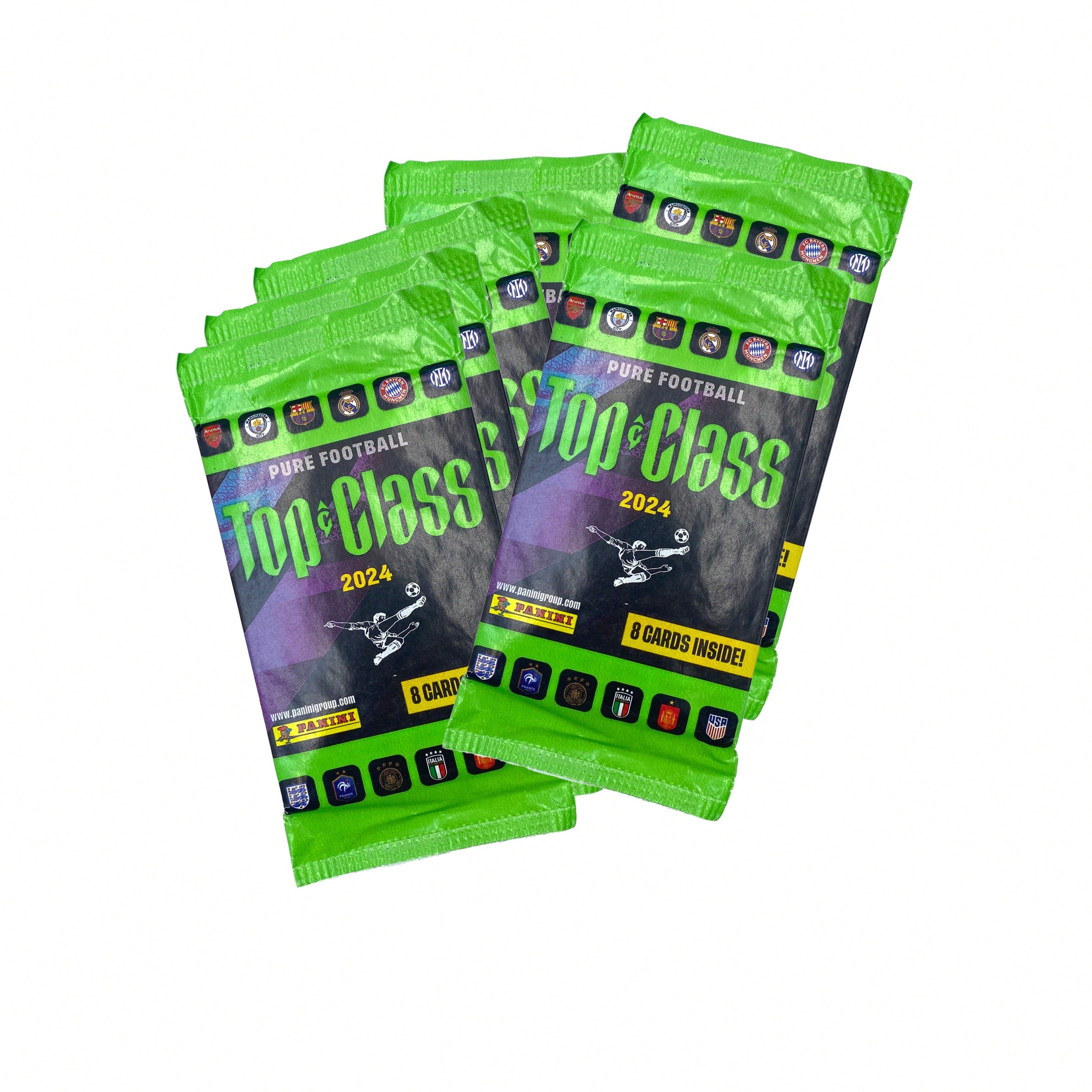 Panini 2026 TOP CLASS Classic Retail Single Pack PUREFOOTBALL, 8 Cards Per Pack, Must-Have Large Capacity Card Pack For Football Fans, Featuring Many Star Players With Detailed, Beautifully Designed Cards, Great As Halloween,