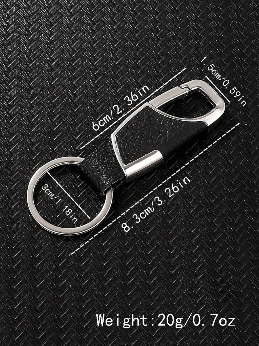 4pcs/Set Men's Casual Fashion Round Pointer PU Leather Quartz Watch, Wallet, Pen, Keychain Combination Set, Suitable For Daily Wear, Ideal For Men's Birthday/Holiday Gifts, Parties, Valentine's Day, Father's Day, Gifts For Friends And Family