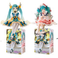 2Pcs Hatsune Miku Anime Figure Toy Flower Fairy PVC Action Figurine