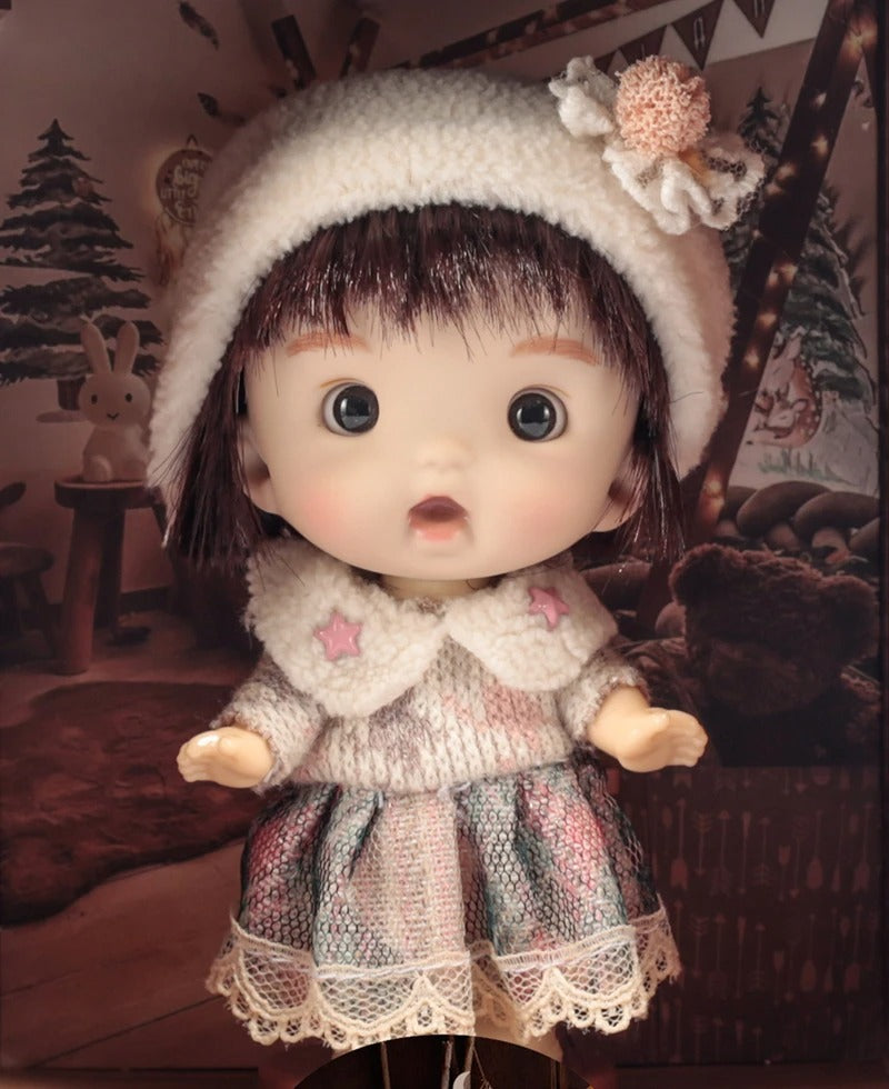 10cm Mini Dolls for Girls Cute Surprise Toys Kawaii Face