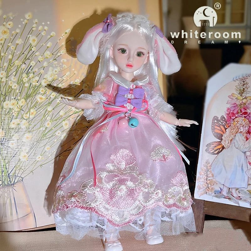 Christmas Dolls for girls Toys Dolls Ball jointed Doll 1/6 Green Eyes 30cm
