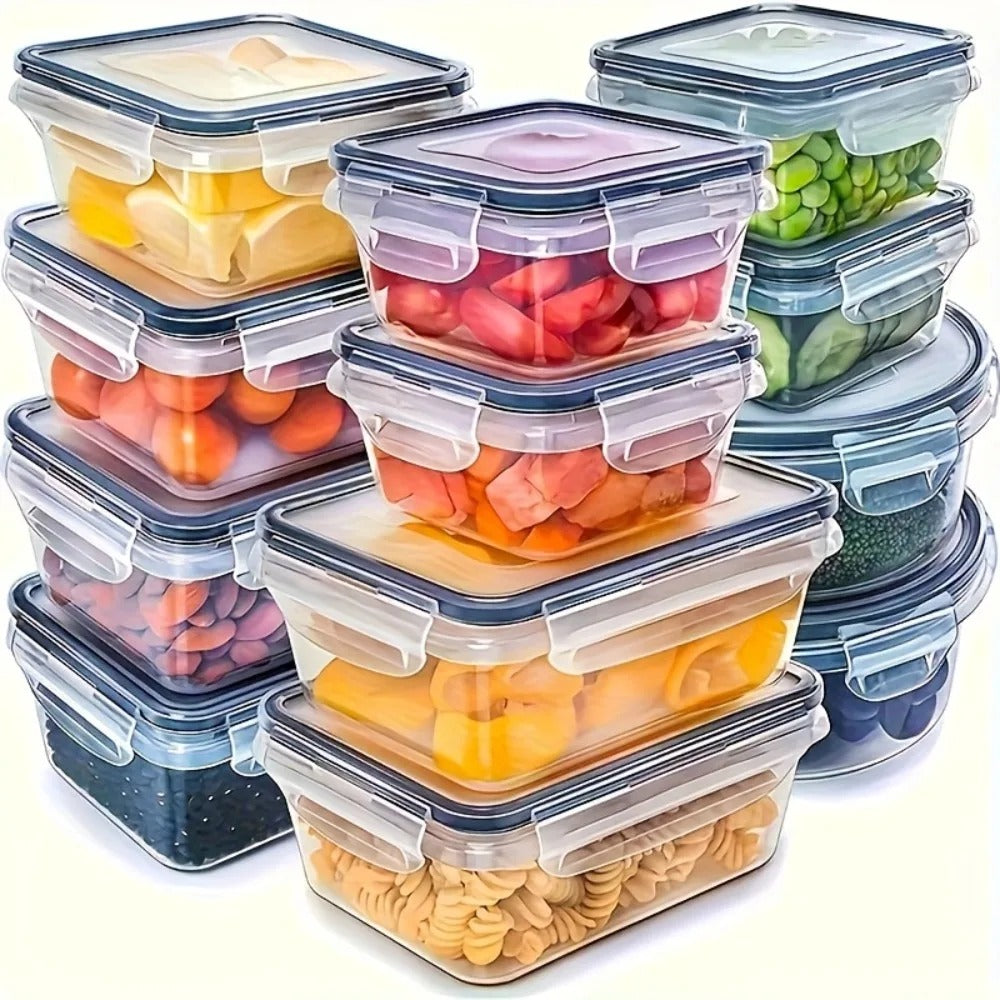 4-PC  Airtight Food Containers with Locking Lids