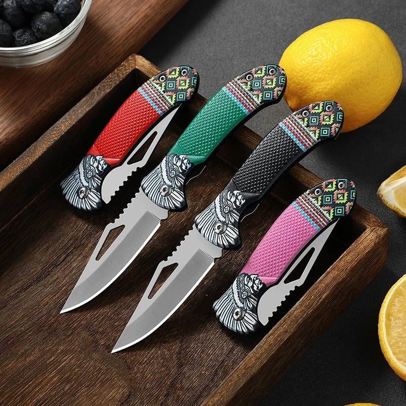 Folding Knife Cooking Kitchen Pocket Knife Stainless Steel Fruit Peeler Meat Cleaver Kitchen Accessories Vegetable Knife