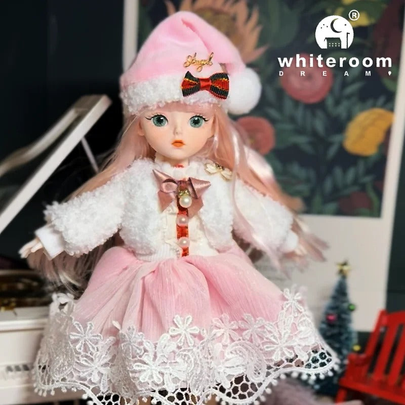 Christmas Dolls for girls Toys Dolls Ball jointed Doll 1/6 Green Eyes 30cm