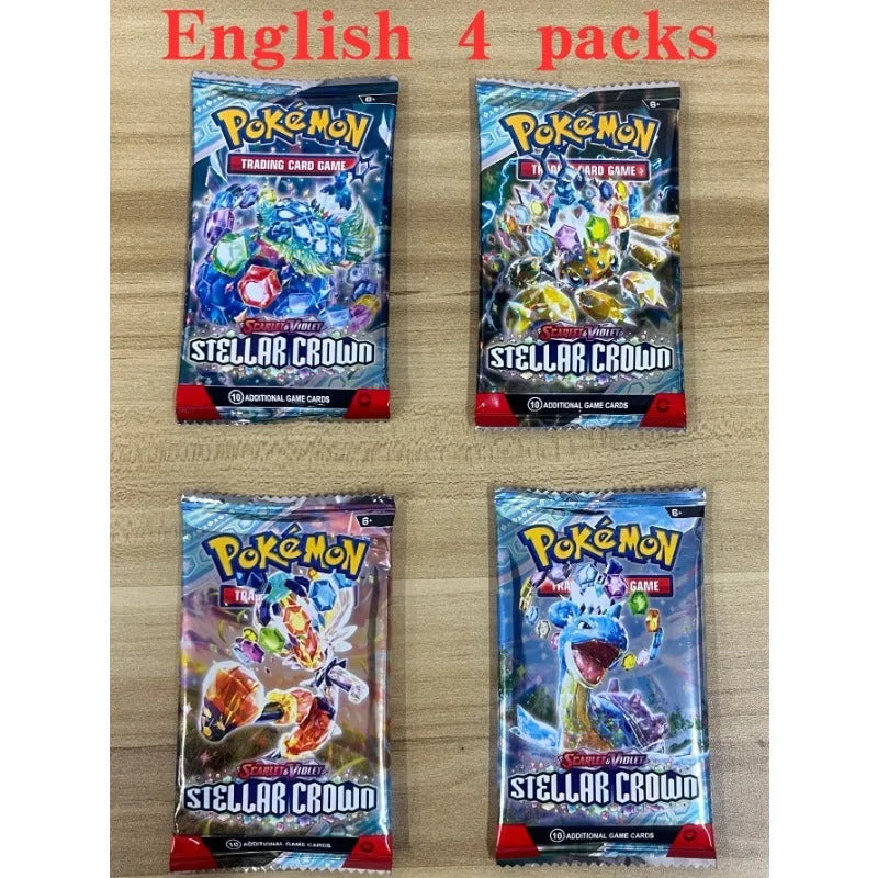 40pcs Pokemon Cards GX Vmax EX Mega Origin Brilliant Stars Card Shining Game Collection Battle Transaction Card Holiday Gifts