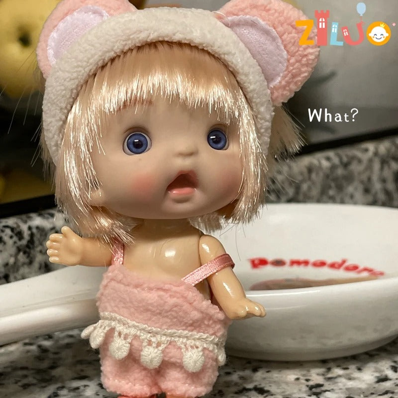 10cm Mini Dolls for Girls Cute Surprise Toys Kawaii Face