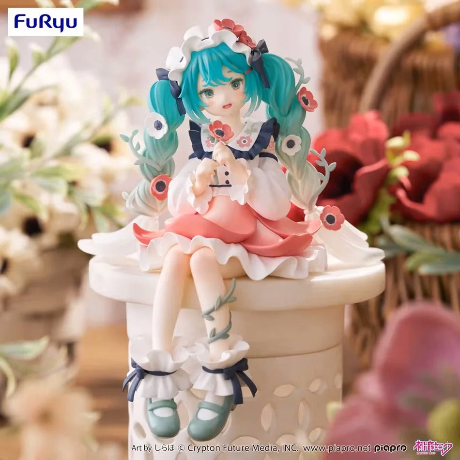 2Pcs Hatsune Miku Anime Figure Toy Flower Fairy PVC Action Figurine