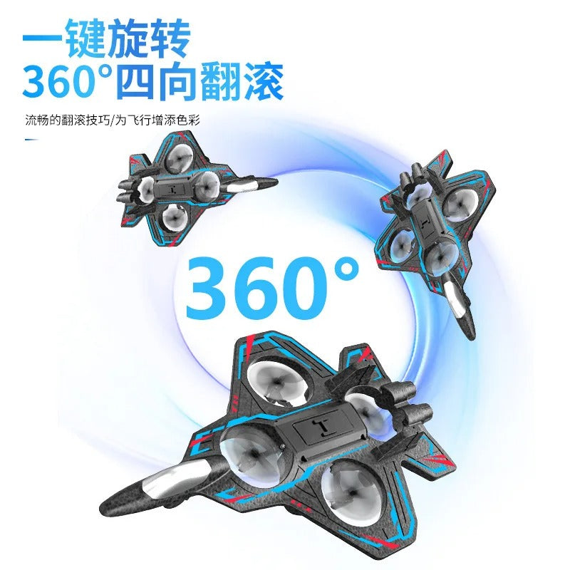 Remote Control Fighter Kids Flying Helicopter RC Hobby Jet Plane
