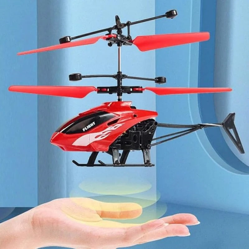 Gesture Sensing Indoor Flying Helicopter Toys, Remote-Controlled Helicopter Children's Toys With LED Lights, Birthday Gifts