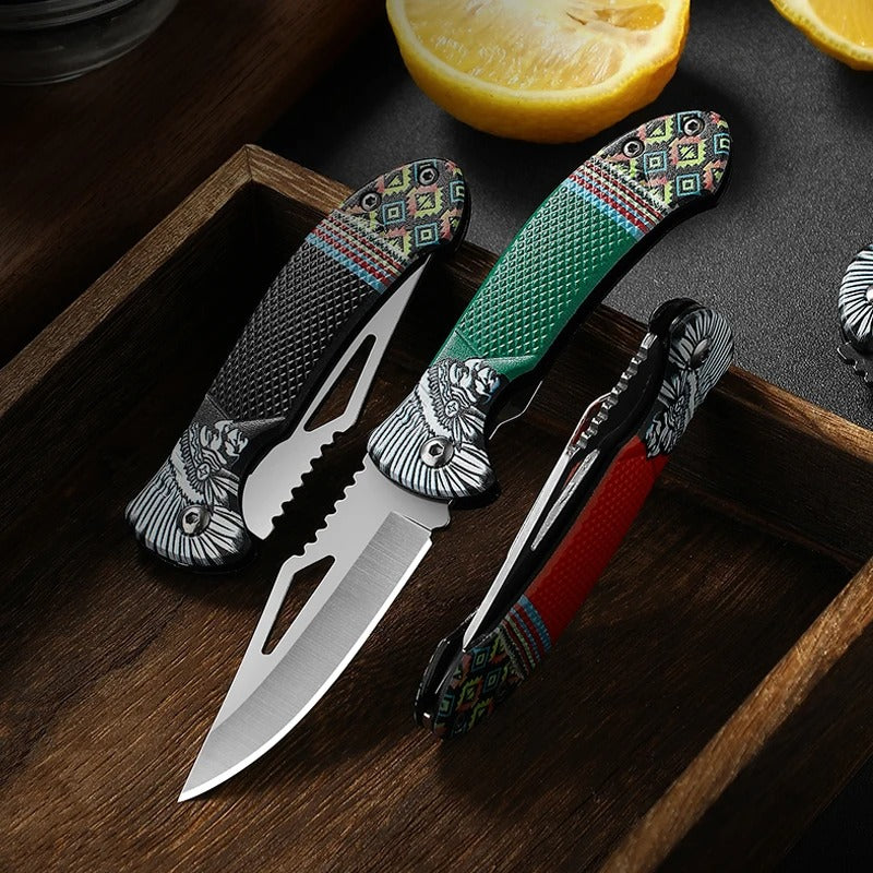 Folding Knife Cooking Kitchen Pocket Knife Stainless Steel Fruit Peeler Meat Cleaver Kitchen Accessories Vegetable Knife