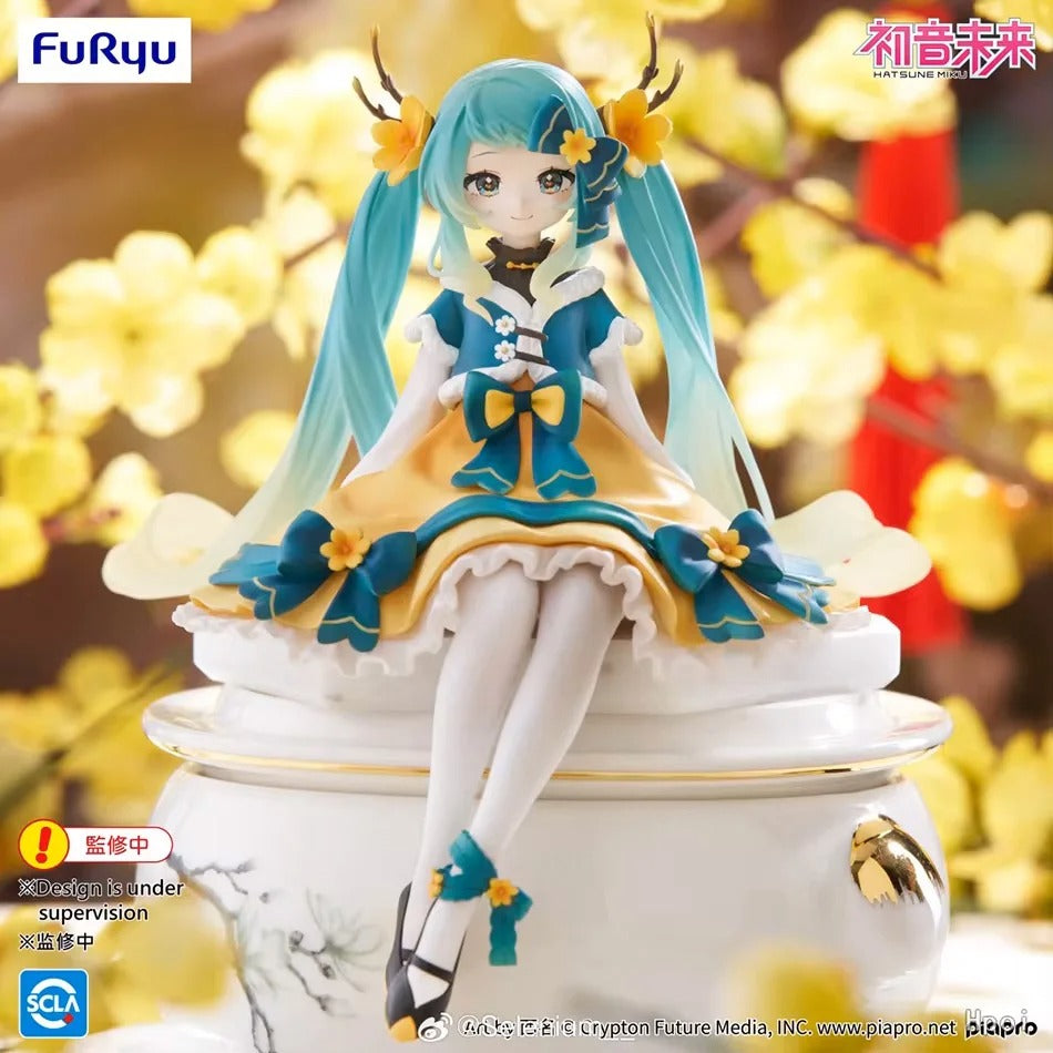 2Pcs Hatsune Miku Anime Figure Toy Flower Fairy Collection Miku Kawaii Cartoon PVC Action Figurine Model Doll Birthday Gifts Kid