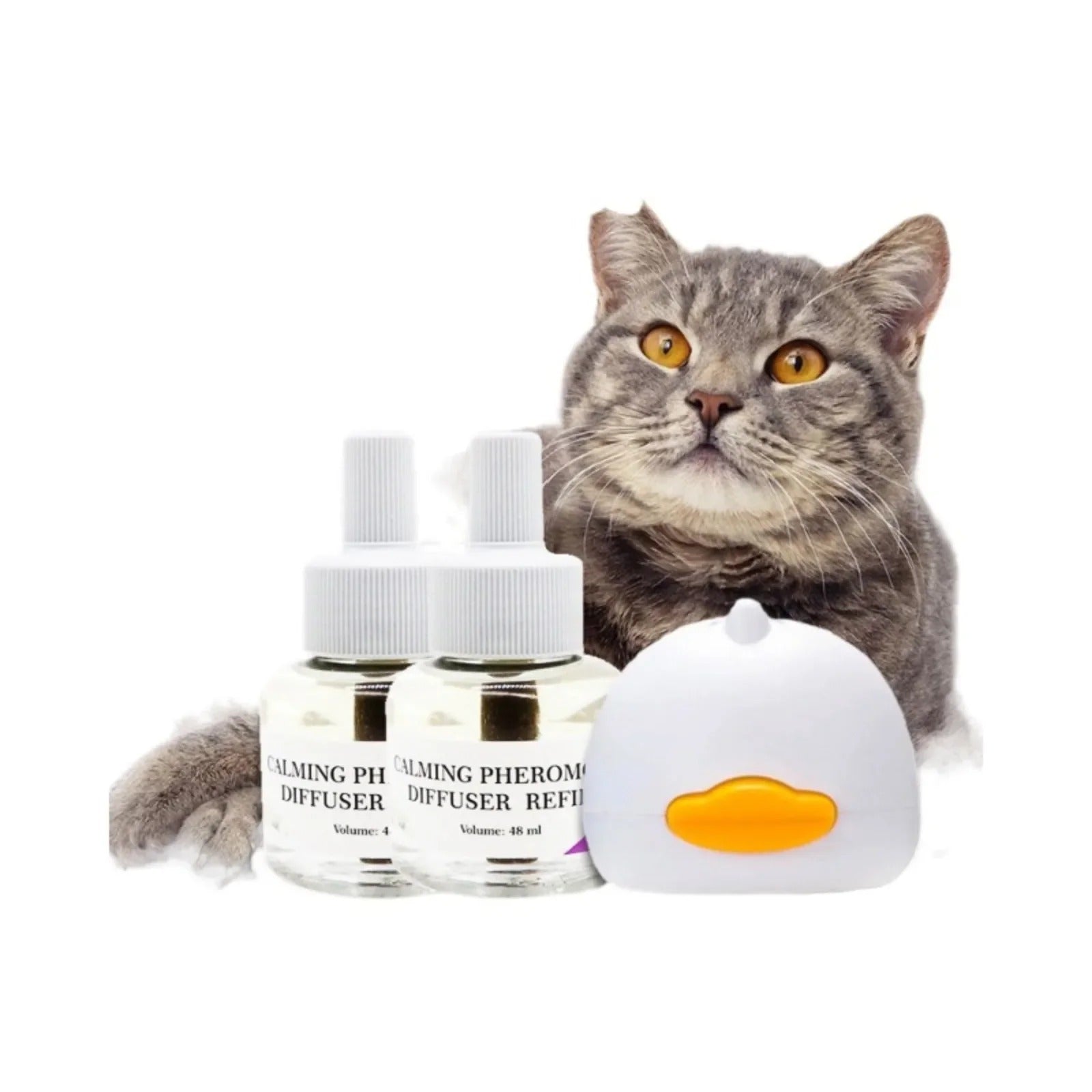 Diffuser for Cats Cat Pheromone Plug-In Relaxants Start Kit 30-Day Refill Calming Spray for Calm Relaxing Home Indoor