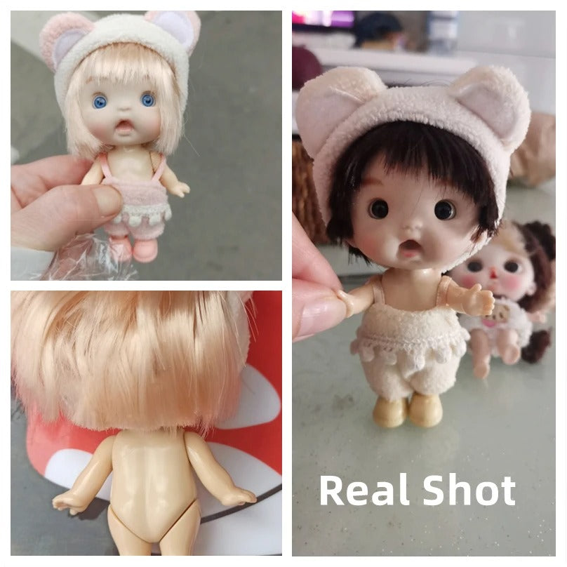 10cm Mini Dolls for Girls Cute Surprise Toys Kawaii Face