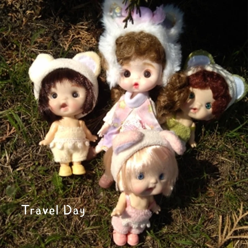 10cm Mini Dolls for Girls Cute Surprise Toys Kawaii Face