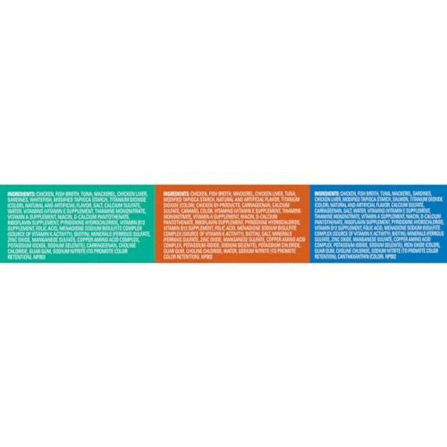 Paté and Shreds Wet Cat Food Variety Pack, Seafood and Poultry Favorites, 2.75 Ounce Cup Pack of 12