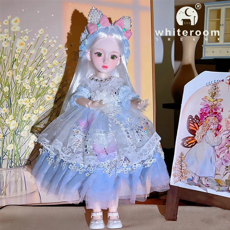 Christmas Dolls for girls Toys Dolls Ball jointed Doll 1/6 Green Eyes 30cm