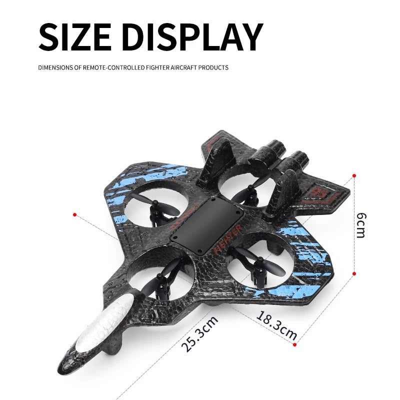 Remote Control Fighter Kids Flying Helicopter RC Hobby Jet Plane