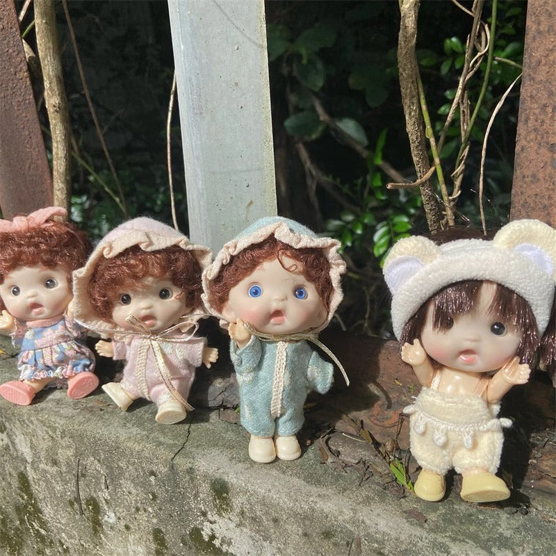 10cm Mini Dolls for Girls Cute Surprise Toys Kawaii Face