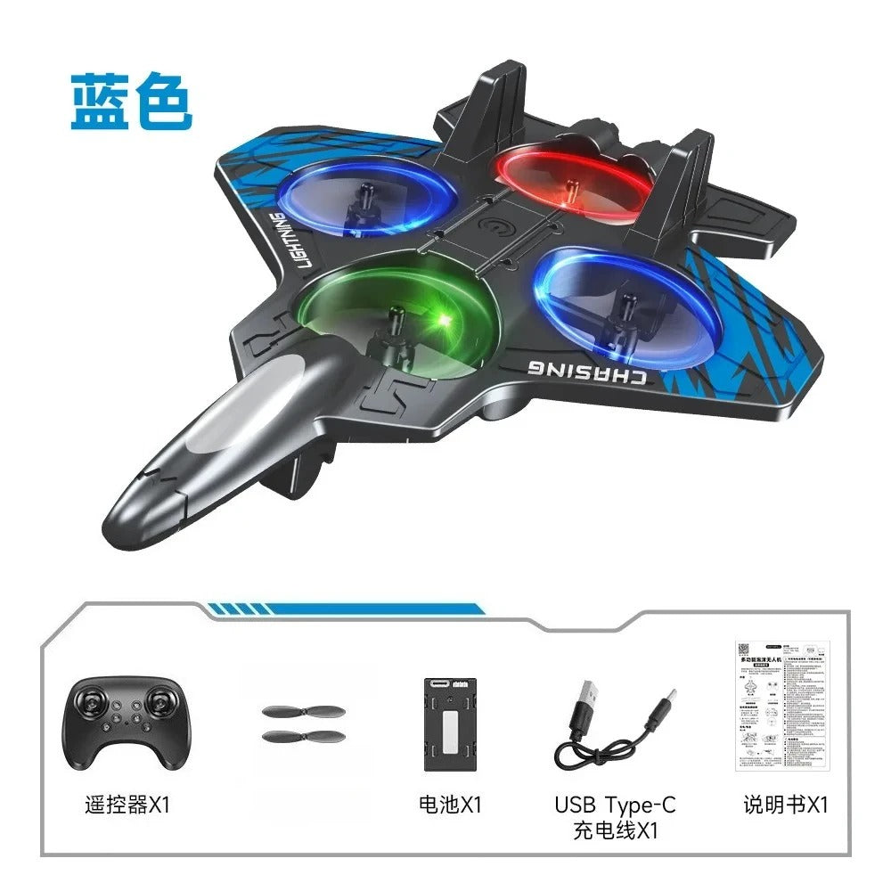 Remote Control Fighter Kids Flying Helicopter RC Hobby Jet Plane