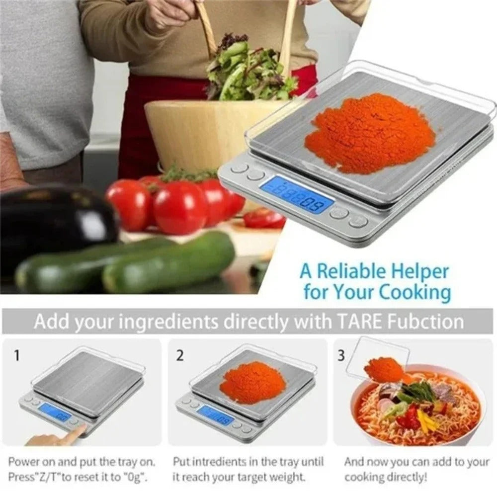 Digital Weight Scale Kitchen Scales Home Coffee Balance Measuring Tools & Scales Accessories Precision Food Dining Bar Garden