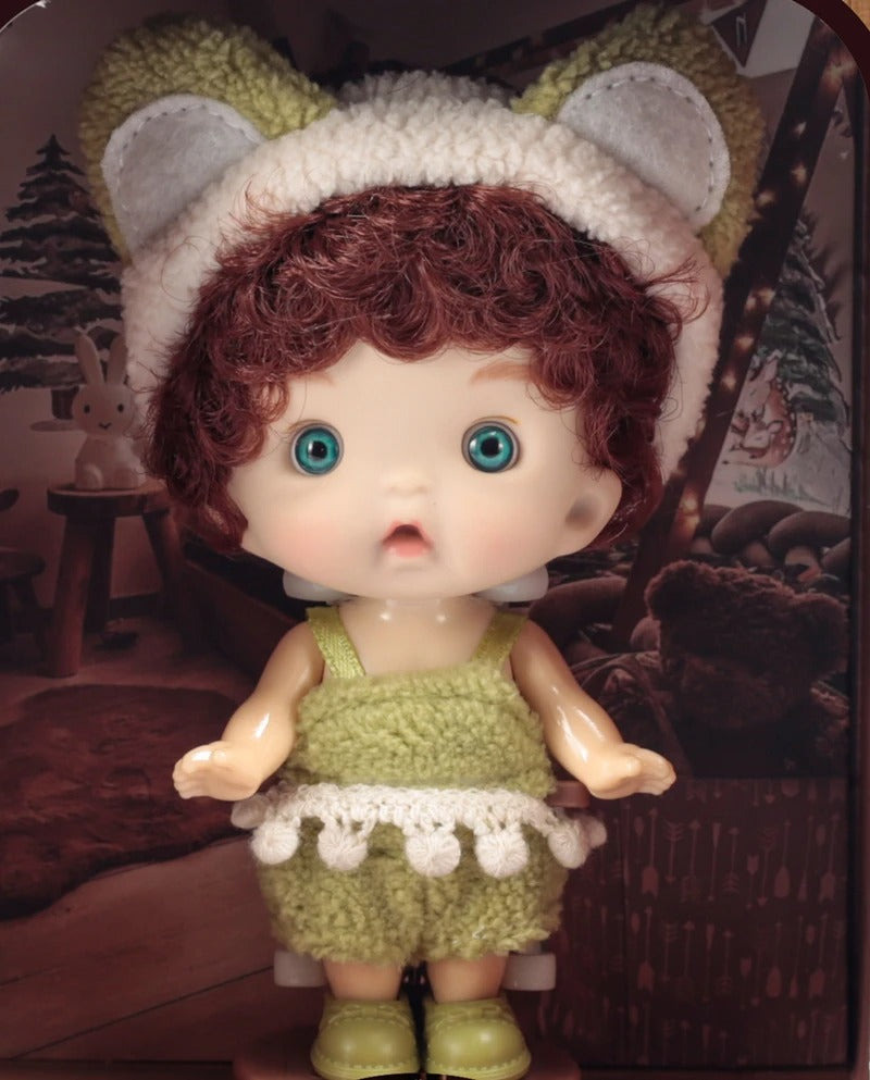 10cm Mini Dolls for Girls Cute Surprise Toys Kawaii Face