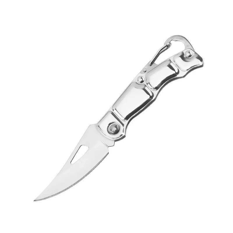 Folding Fruit Knife Stainless Steel Meat Cleaver Kitchen Knife with Non-slip Handle for Kitchen Accessories Pocket Knife