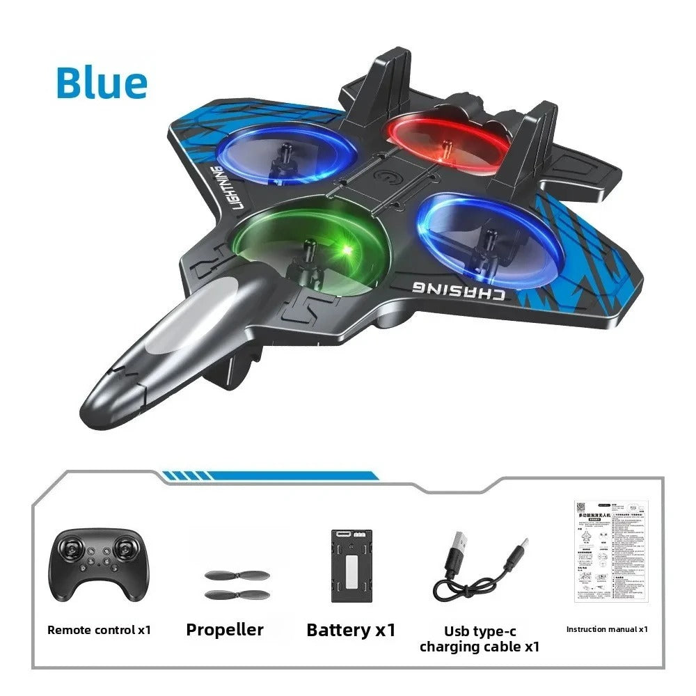 Remote Control Fighter Kids Flying Helicopter RC Hobby Jet Plane