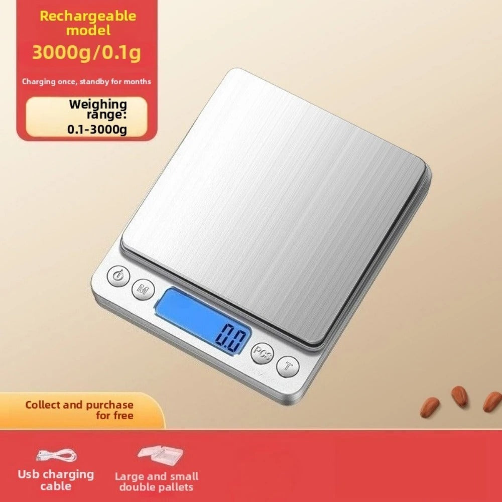 Digital Weight Scale Kitchen Scales Home Coffee Balance Measuring Tools & Scales Accessories Precision Food Dining Bar Garden