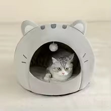 Bed Sleeping Dog Basket Tent Puppy Cave Sofa Pet Bed Small and Medium Cats House Cozy Kitten Cave Cushion