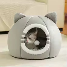 Bed Sleeping Dog Basket Tent Puppy Cave Sofa Pet Bed Small and Medium Cats House Cozy Kitten Cave Cushion